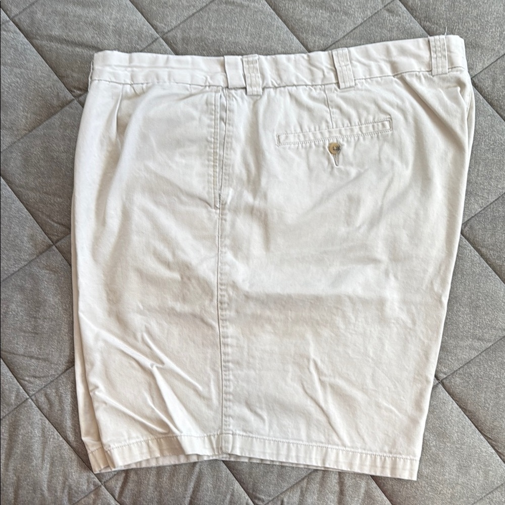 Harbor Bay Big and Tall Stone Pleated Shorts Relaxed Fit